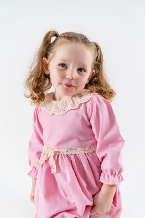 Kız Bebek Kız Çocuk Doğum Günü Parti Düğün Elbise Astarlı Çocuk Giyim Bebek Giyim ELBDNTLKMR