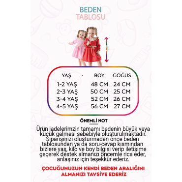 Kız Bebek Kız Çocuk Doğum Günü Parti Düğün Elbise Astarlı Çocuk Giyim Bebek Giyim ELBDNTLKMR