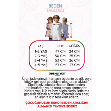 Kız Bebek Kız Çocuk Doğum Günü Parti Düğün Elbise Astarlı Çocuk Giyim Bebek Giyim ELBUZNDNT