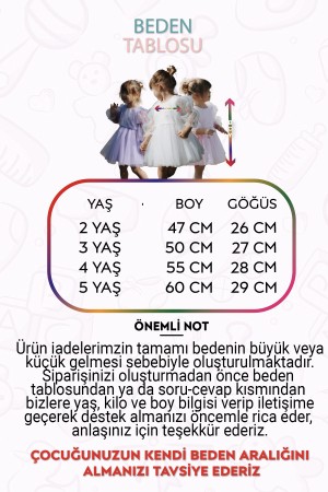 Kız Bebek Kız Çocuk Doğum Günü Parti Düğün Elbise Tüllü Tütü Astarlı Çocuk Giyim Bebek Giyim Elbise Uzun Kanatlı