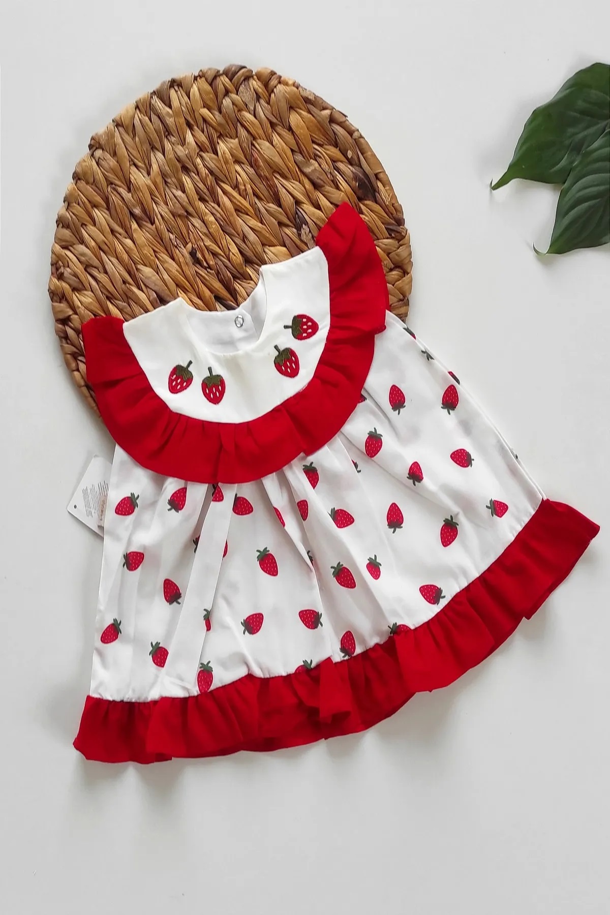 Kız Bebek Kız Çocuk Yazlık Elbise Kısa Kollu Bebek Takım bebek giyim