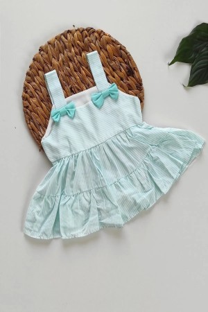 Kız Bebek Kız Çocuk Yazlık Elbise Külotlu Kısa Kollu Bebek Takım bebek giyim