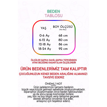 Welsoft Peluş Unisex Fermuarlı Kışlık Bebek Uyku Tulumu Bebek Tulumu Çocuk Tulumu Çocuk Kostümü TLMSLP