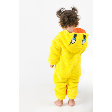 Welsoft Peluş Fermuarlı Kışlık Unisex Kız Erkek Bebek Uyku Tulumu Bebek Tulumu Çocuk Tulumu